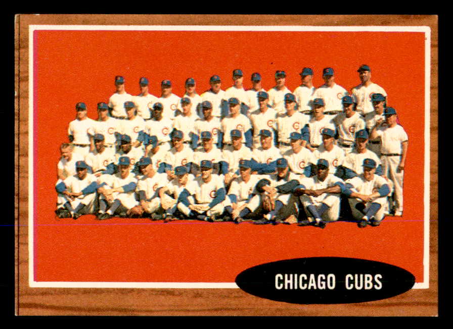 1962 Topps Baseball #552 Chicago Cubs Team EX-MT 548037