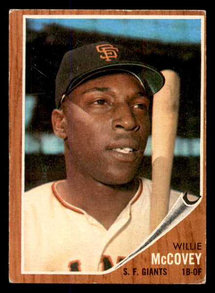 1962 Topps Baseball #544 Willie McCovey Giants VG-EX 548050