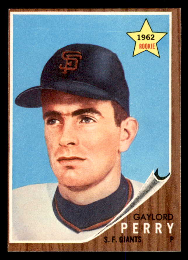 1962 Topps Baseball #199 Gaylord Perry Giants VG 548052