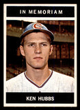 1964 Topps Baseball #550 Ken Hubbs Cubs EX-MT 548080