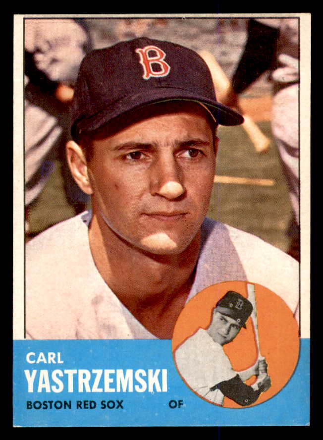 1963 Topps Baseball #115 Carl Yastrzemski Red Sox EX-MT 548083
