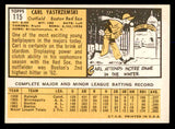 1963 Topps Baseball #115 Carl Yastrzemski Red Sox EX-MT 548083