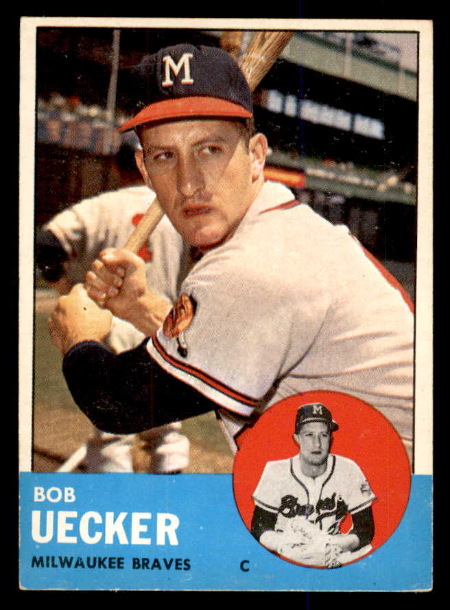 1963 Topps Baseball #126 Bob Uecker Braves EX 548084