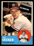 1963 Topps Baseball #126 Bob Uecker Braves EX 548084