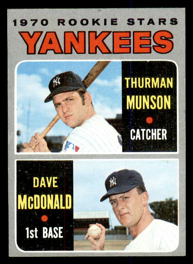 1970 Topps Baseball #189 Thurman Munson Yankees EX 548092