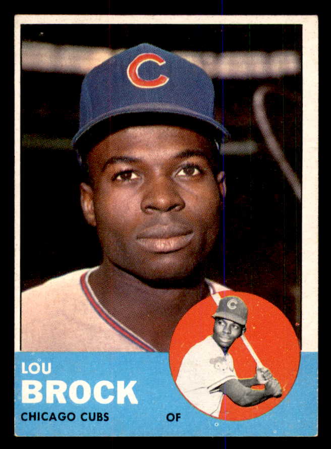 1963 Topps Baseball #472 Lou Brock Cubs EX-MT 548103
