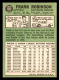 1967 Topps Baseball #100 Frank Robinson Orioles VG-EX 548173