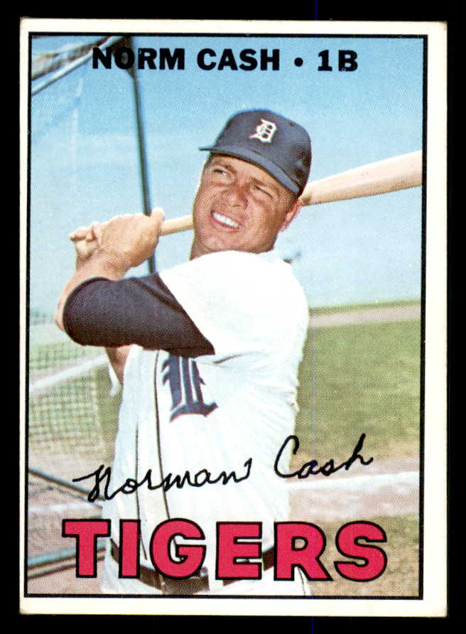 1967 Topps Baseball #540 Norm Cash Tigers EX 548186