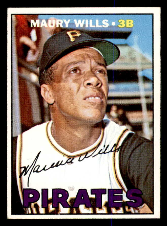 1967 Topps Baseball #570 Maury Wills Pirates EX-MT 548189