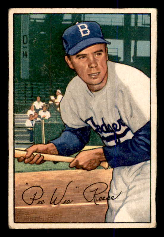 1952 Bowman Baseball #008 Pee Wee Reese Dodgers VG-EX 548218