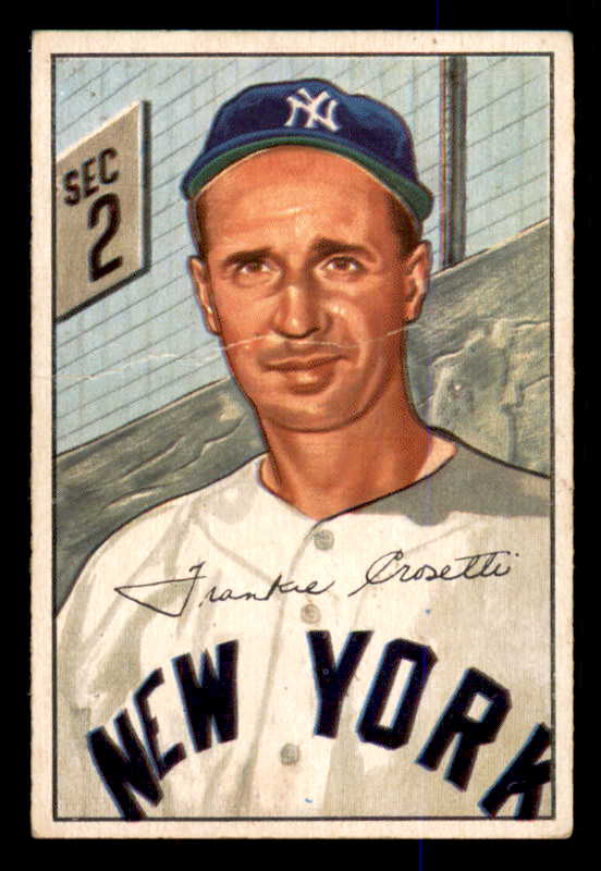1952 Bowman Baseball #252 Frank Crosetti Yankees GD-VG 548221