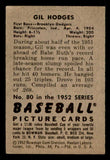 1952 Bowman Baseball #080 Gil Hodges Dodgers VG-EX 548227