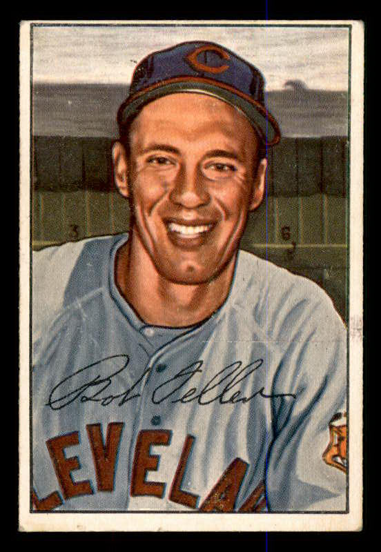 1952 Bowman Baseball #043 Bob Feller Indians VG-EX 548228