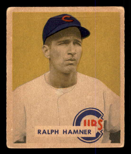 1949 Bowman Baseball #212 Ralph Hamner Cubs VG 548231
