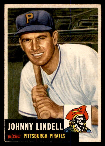 1953 Topps Baseball #230 Johnny Lindell Pirates EX-MT 548261