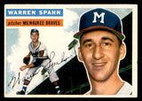 1956 Topps Baseball #010 Warren Spahn Braves Good Gray 548276