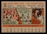 1956 Topps Baseball #010 Warren Spahn Braves EX+/EX-MT Gray 548285