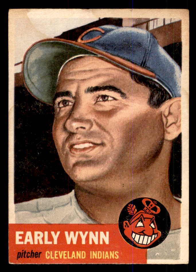 1953 Topps Baseball #061 Early Wynn Indians VG 548295