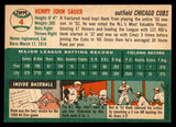 1954 Topps Baseball #004 Hank Sauer Cubs EX-MT 548300
