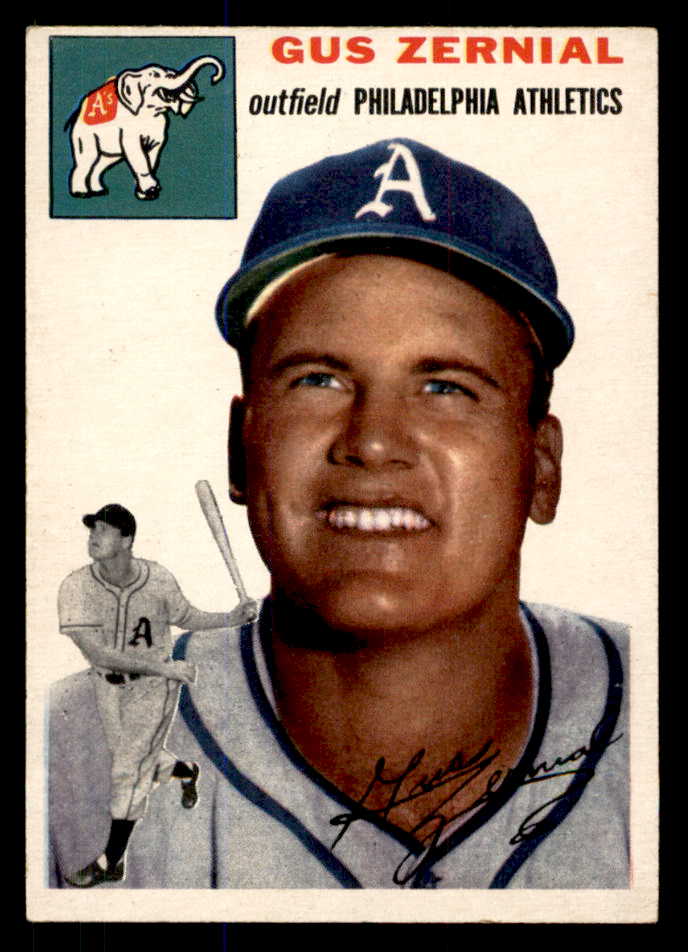 1954 Topps Baseball #002 Gus Zernial A's EX-MT 548305
