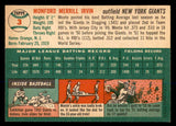 1954 Topps Baseball #003 Monte Irvin Giants EX-MT/NR-MT 548308
