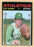 1971 Topps Baseball #045 Catfish Hunter A's EX-MT 548313