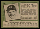 1971 Topps Baseball #100 Pete Rose Reds EX-MT 548314