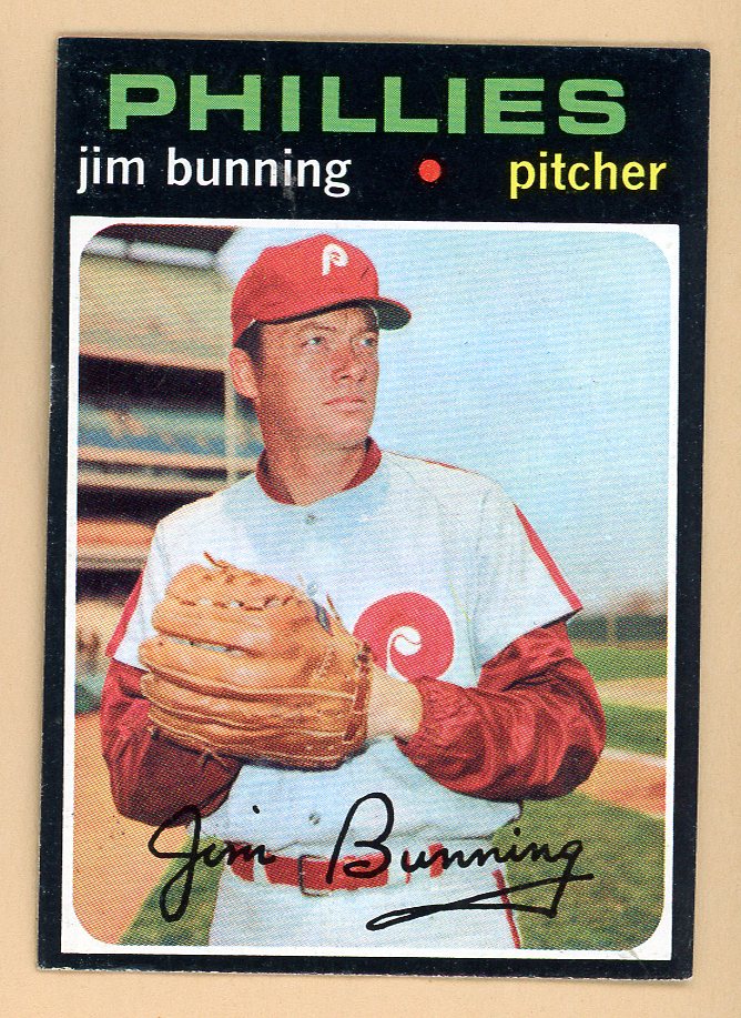 1971 Topps Baseball #574 Jim Bunning Phillies EX+/EX-MT 548323