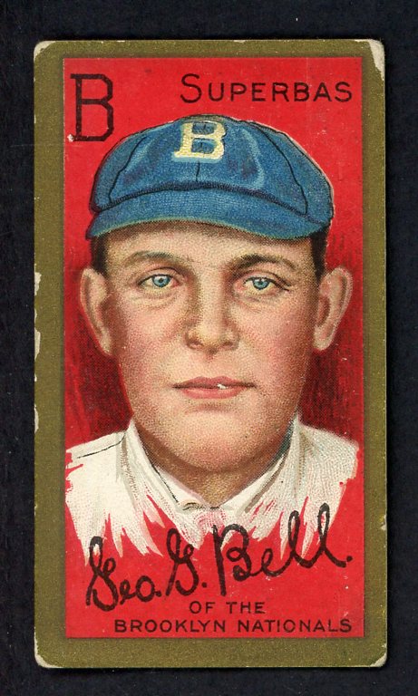 1911 T205 T 205 George Bell Dodgers VG 548379