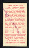 1911 T205 T 205 Jim Delahanty Tigers VG ink stamp back 548387