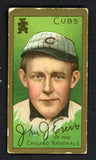 1911 T205 T 205 Johnny Evers Cubs GD-VG ink stamp back 548394