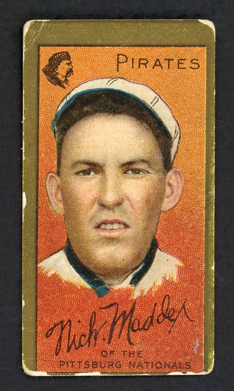1911 T205 T 205 Nick Maddox Pirates VG 548410
