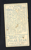 1911 T205 T 205 Al Mattern Braves VG 548412