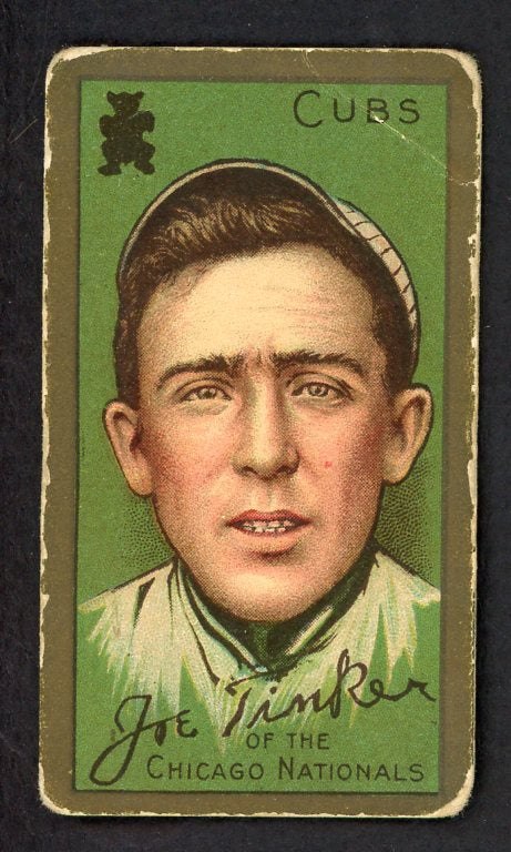 1911 T205 T 205 Joe Tinker Cubs GD-VG 548431