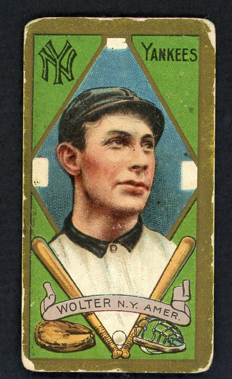 1911 T205 T 205 Harry Wolter Yankees VG 548437