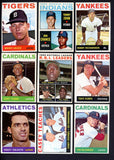 1964 Topps Set Lot 378 Diff EX+ Richardson McCarver Kubek 548442