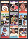 1964 Topps Set Lot 505 Diff EX Kaline Robinson Marichal 548449
