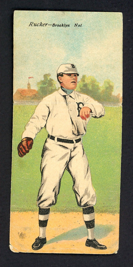 1911 T201 Mecca Double Folders Jake Daubert Nap Rucker VG 548508