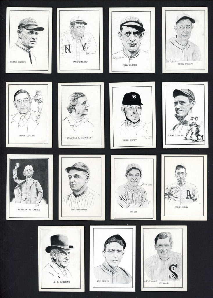 1950-56 Callahan Set Lot 15 Diff EX+/EX-MT Ott Evers Plank 548510