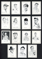 1950-56 Callahan Set Lot 15 Diff EX+/EX-MT Ott Evers Plank 548510