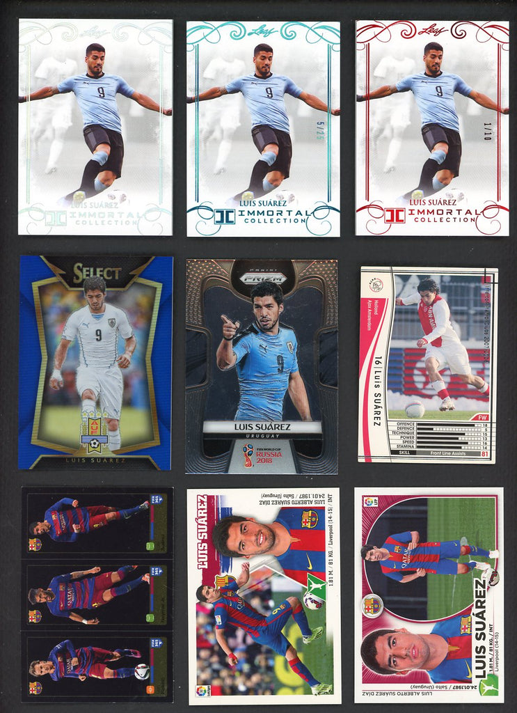 2007 To 2018 Luis Suarez Set Lot 10 Diff Immortal Panini Select 548518