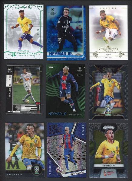 2010 To 2021 Neymar Jr Set Lot 26 Diff Panini Immortal Futera 548520