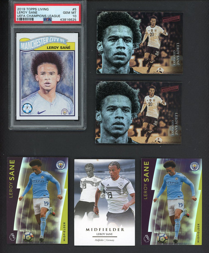 2016 To 2020 Leroy Sane Set Lot 4 Diff Futera Living Topps 548524