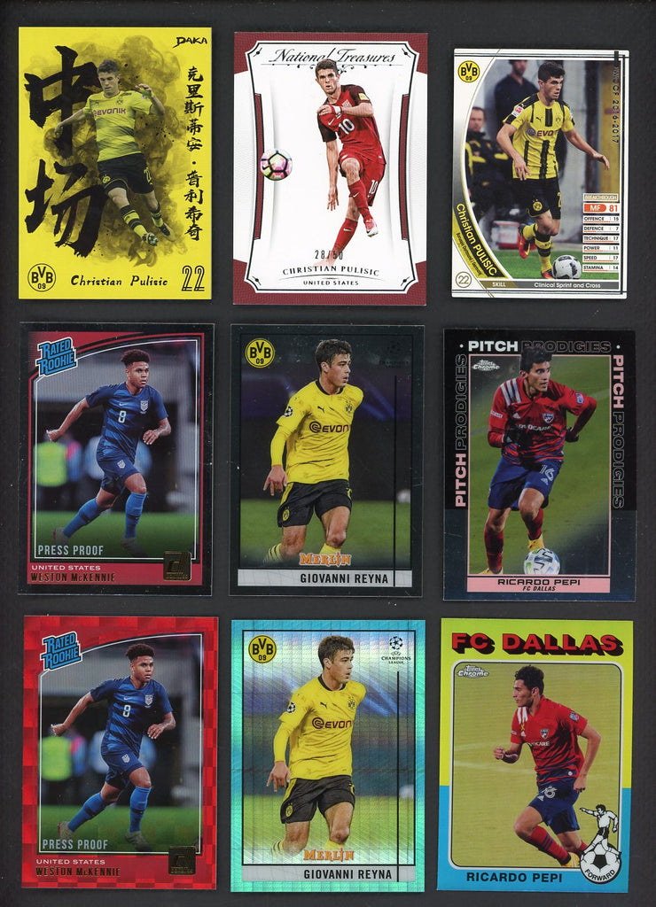 2016 To 2021 United States Soccer Set Lot 15 Diff Pulisic McKinnie 548526
