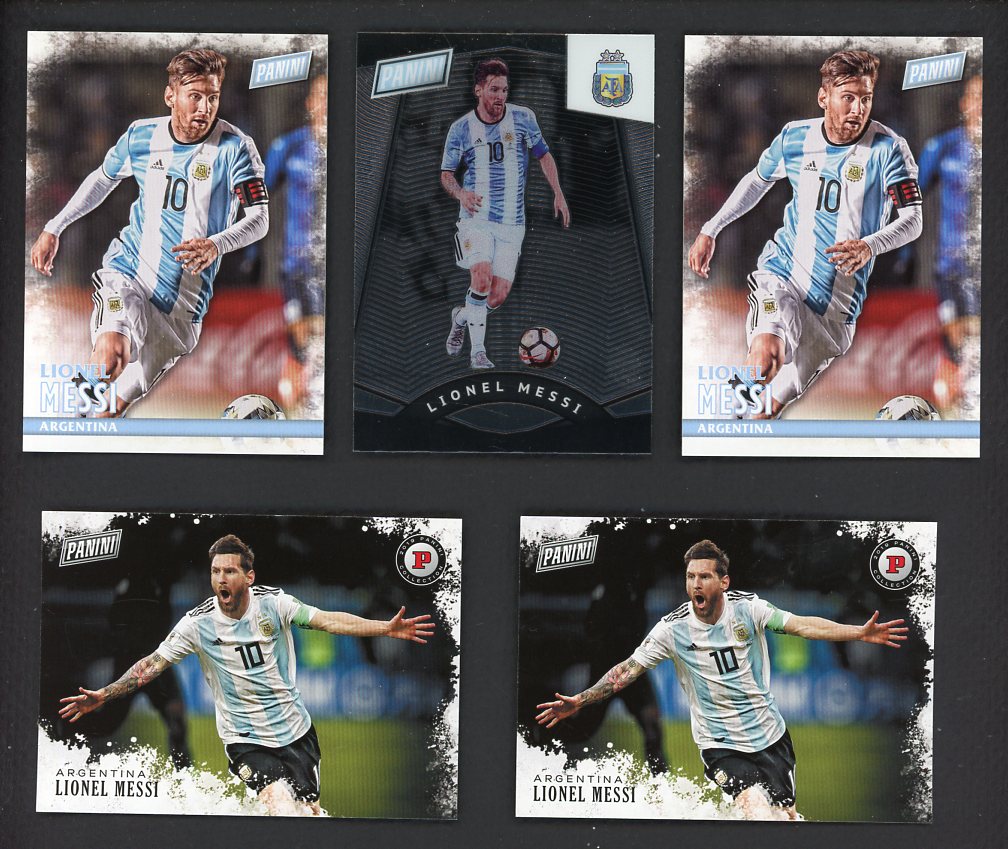 2016 To 2019 Lionel Messi Set Lot 3 Diff Panini 548528