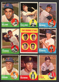1963 Topps Set Lot 539 Diff EX+/EX-MT Kaline Mathews Williams 548538