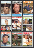 1964 Topps Set Lot 466 Diff EX-MT Bunning Wilhelm Stengel 548539