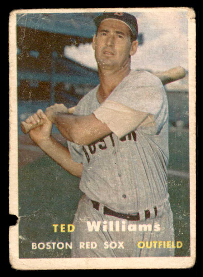1957 Topps Baseball #001 Ted Williams Red Sox Fair 548575