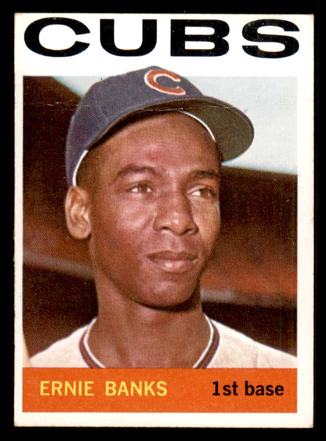 1964 Topps Baseball #055 Ernie Banks Cubs VG-EX 548595