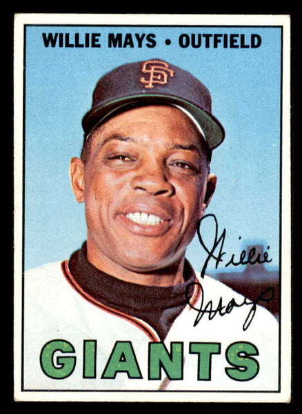 1967 Topps Baseball #200 Willie Mays Giants VG-EX 548617